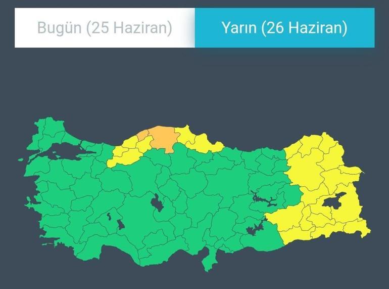 AFADdan Bartın, Kastamonu ve Zonguldak için şiddetli yağış uyarısı