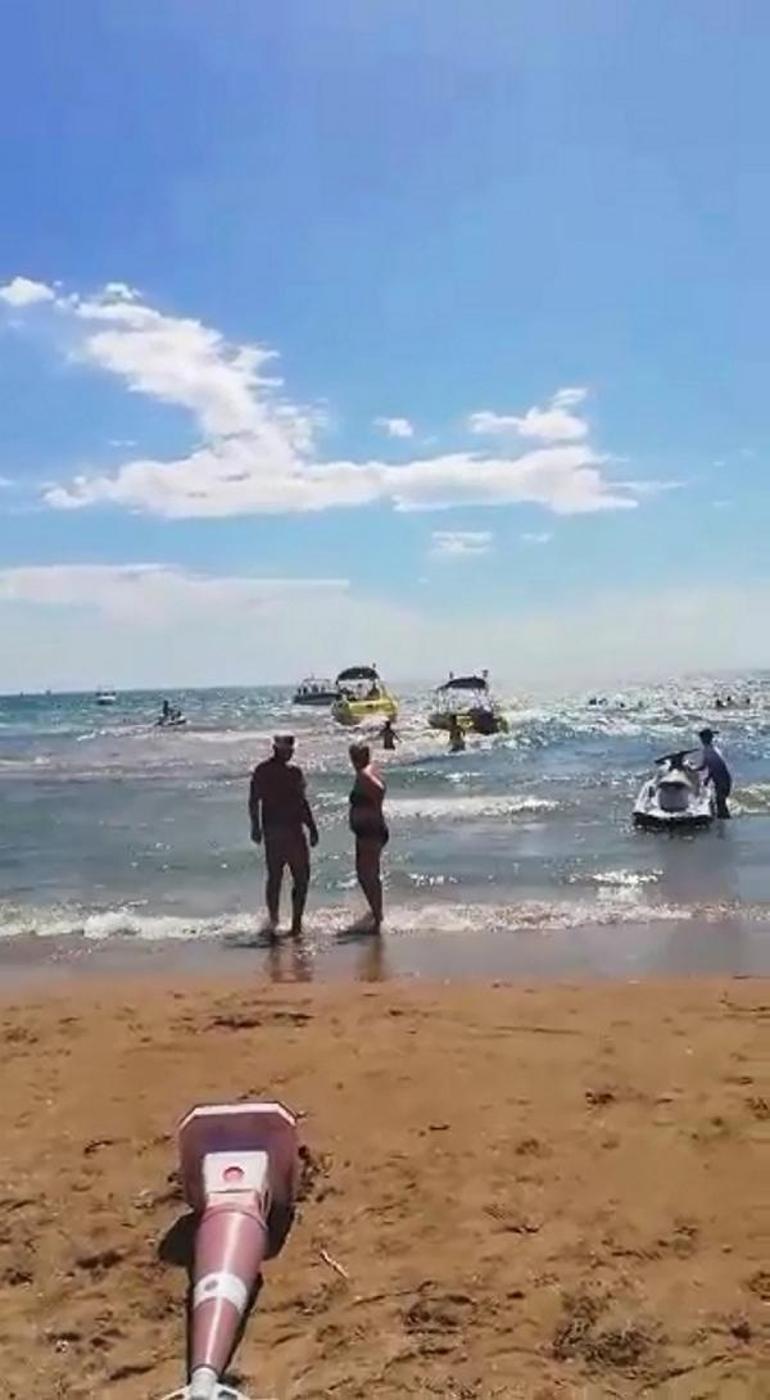 İpi kopan deniz paraşütü 500 metre sürüklenip, düştü: 2 turist yaralı