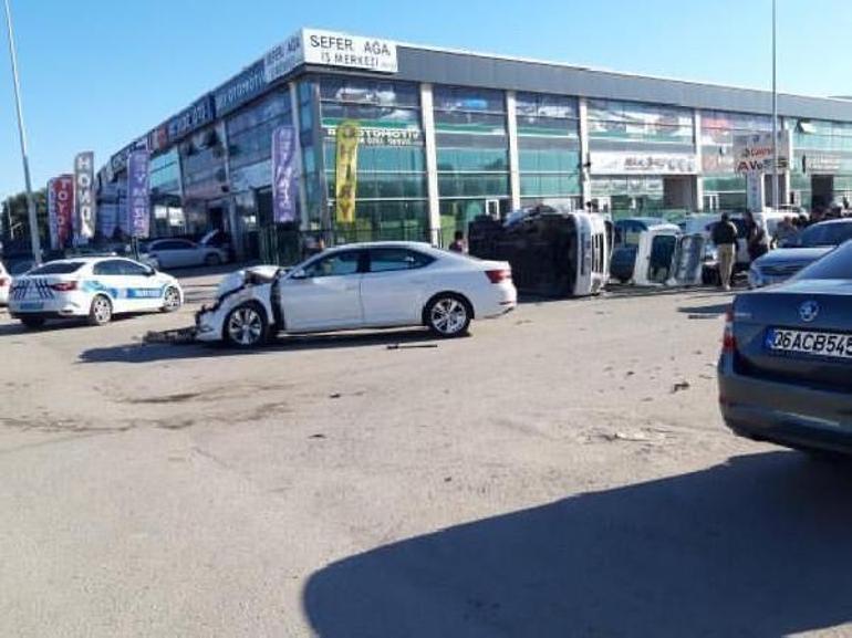 Ankarada Oto Sanayide kaza: 3 yaralı