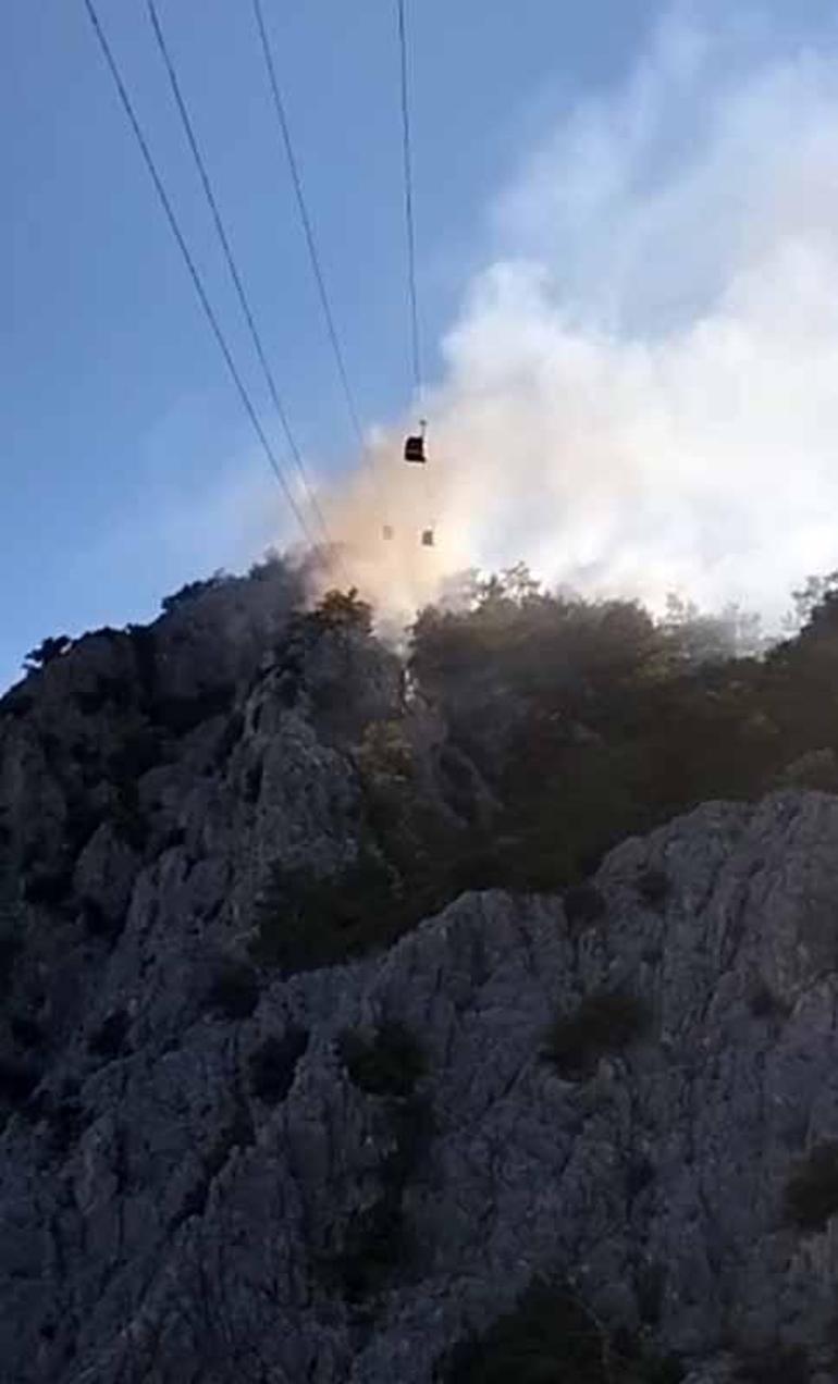 Antalya Tünektepede orman yangını