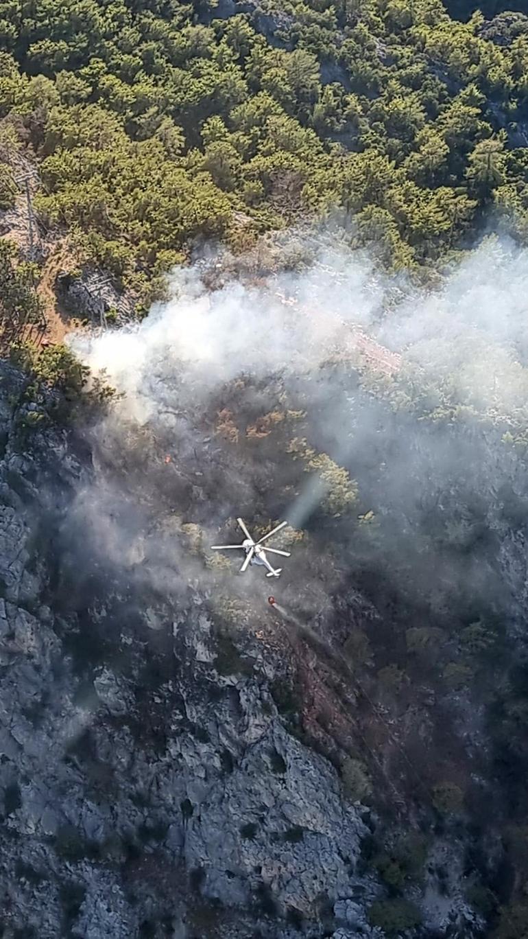 Antalya Tünektepede orman yangını