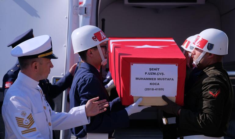 Şehit Uzman Çavuş Koca, son yolculuğuna uğurlandı