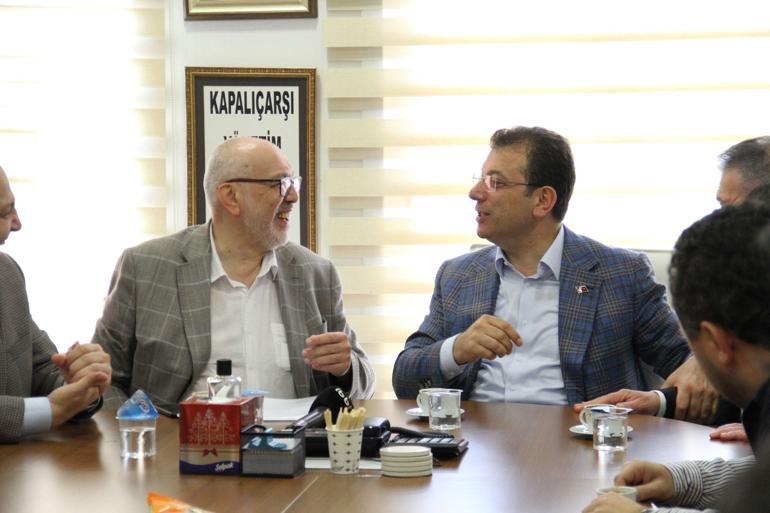 İBB Başkanı Ekrem İmamoğlu Kapalıçarşıyı ziyaret etti