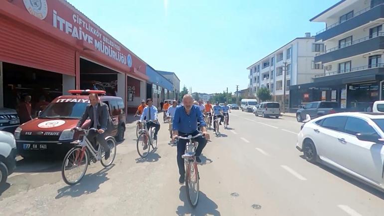 Kontak kapatan Çiftlikköy Belediyesi, 100 bisiklet ile sahada olacak