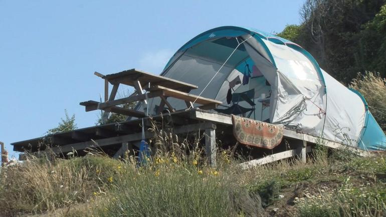 İstanbulda kalanlar Şilede otel ve kamp alanlarına akın etti