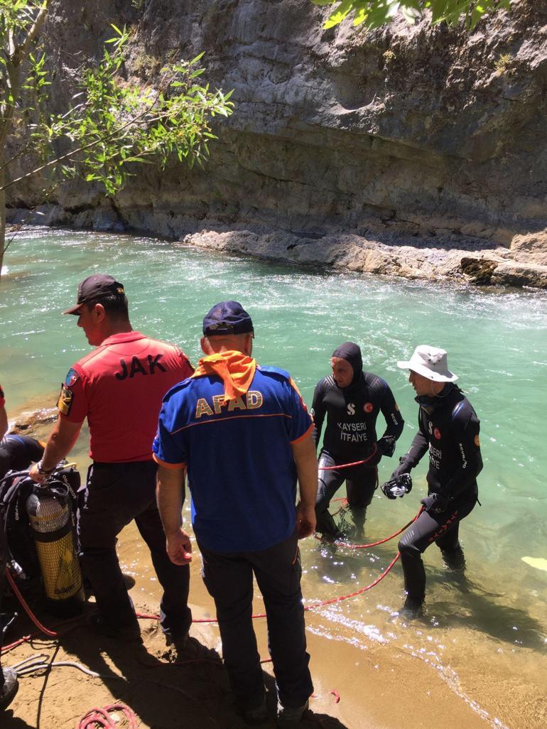 Kayseride ırmağa düşen çocuğun cansız bedenine ulaşıldı
