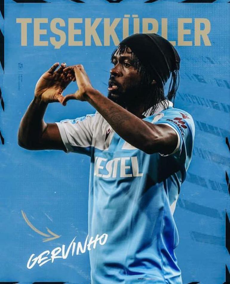 Trabzonsporda Gervinho ile yollar ayrıldı