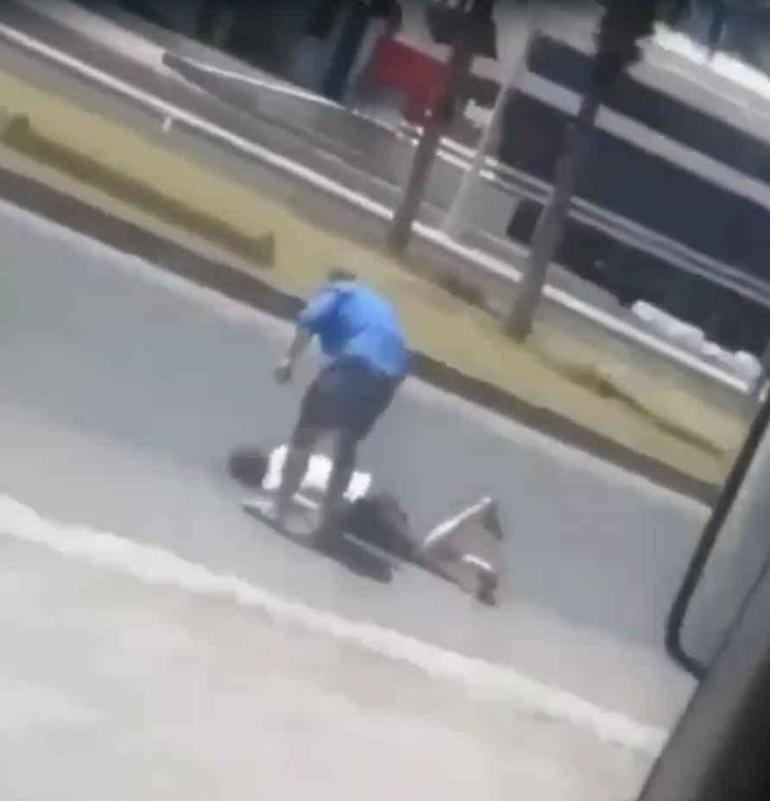 Eski güreşçi, yol verme kavgasında sürücüyü bel kündesiyle hastanelik etti