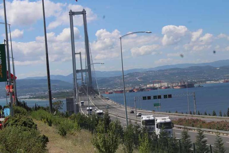 Osmangazi Köprüsünden 14 günde 757 bin araç geçti