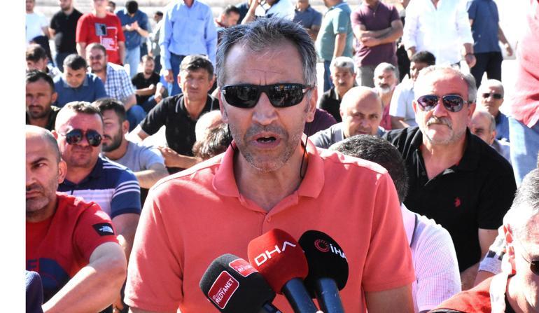 Sivas Demir Çelik Fabrikası işçilerinden ücret eylemi