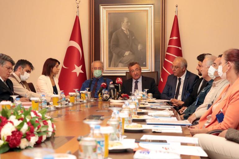 CHPli Altay, sağlık çalışanlarını kabul etti