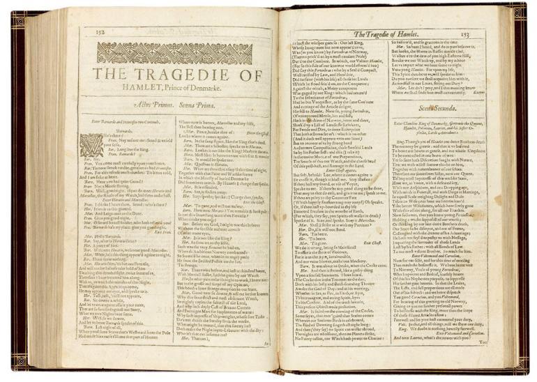 Shakespeare’in oyunlarının toplu olarak basıldığı kitap, yaklaşık 2.5 milyon dolara satıldı