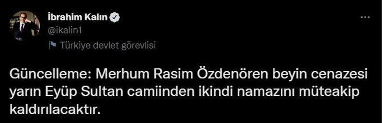 Yazar Rasim Özdenören hayatını kaybetti