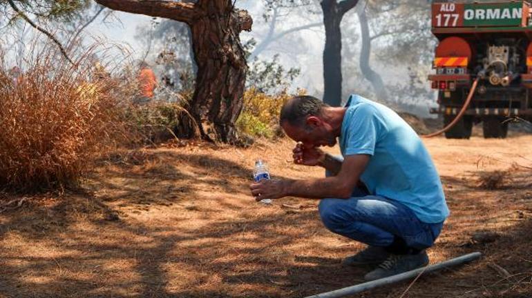 Antalyada orman yangını; 2 saatte kontrol altına alındı