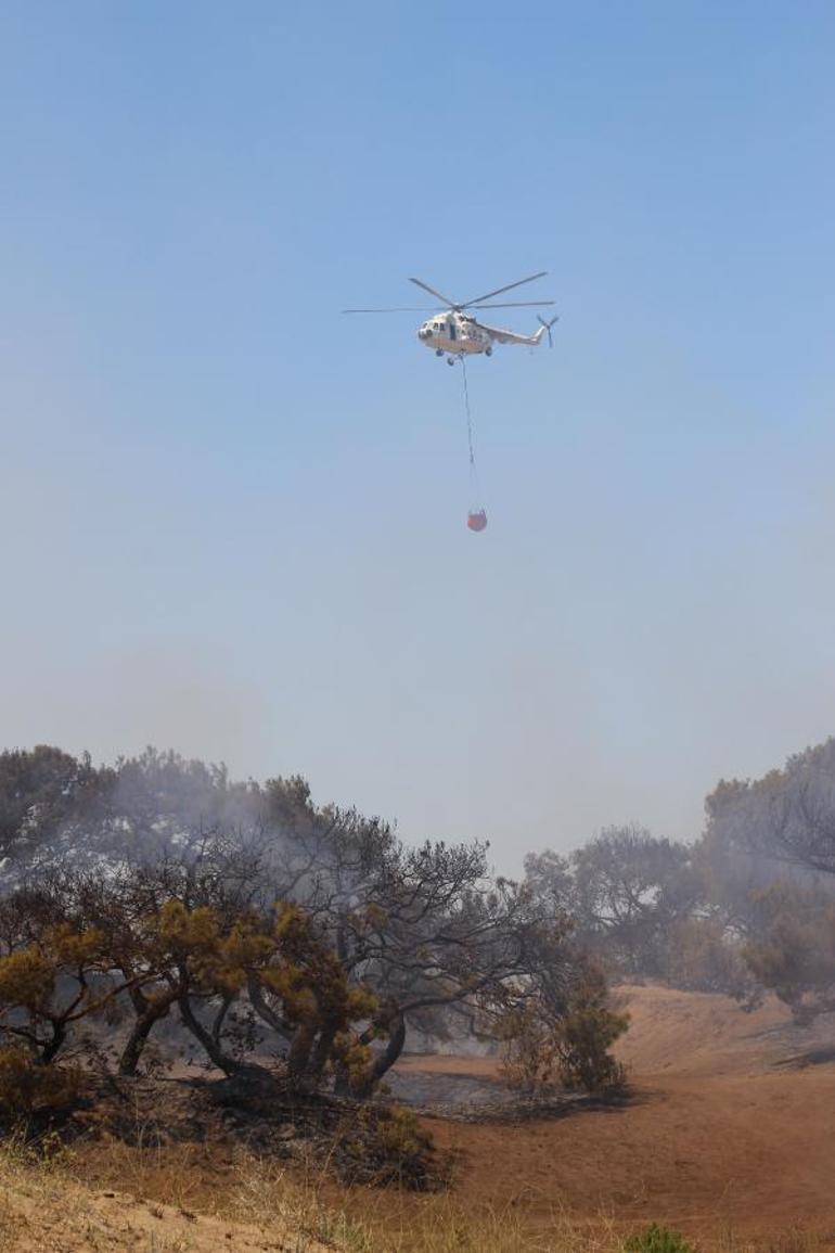 Antalyada orman yangını; 2 saatte kontrol altına alındı