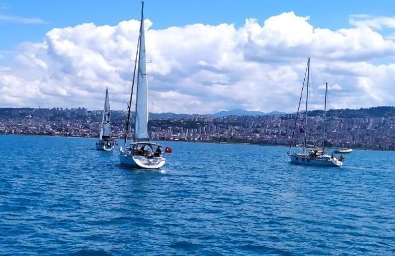 Karadeniz Yat Rallisi kapsamında 24 günde Trabzon’a geldiler