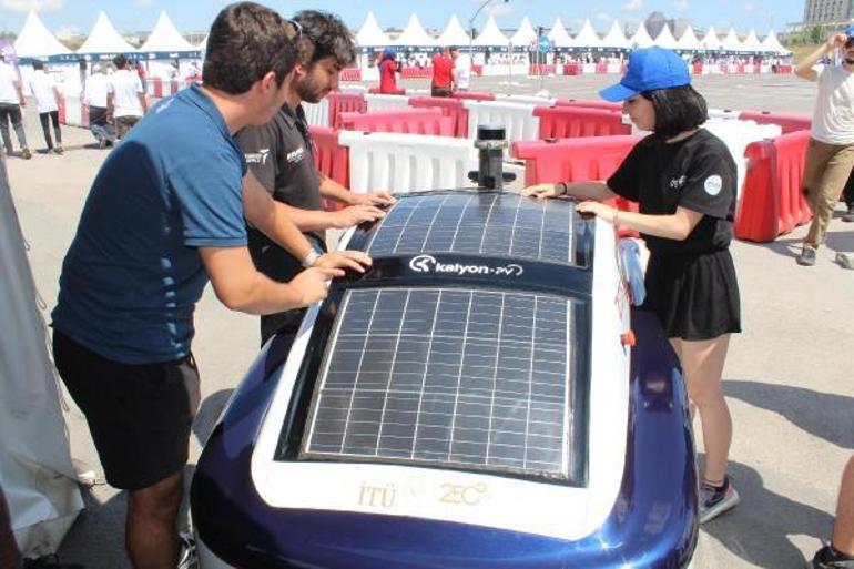 Güneş enerjili otonom araç yaptılar