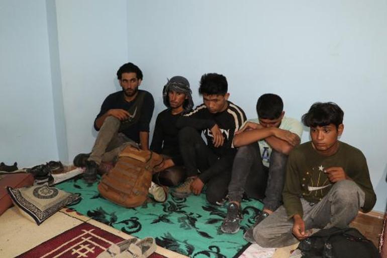 Vanda apartmanda 1i çocuk 16 kaçak göçmen yakalandı