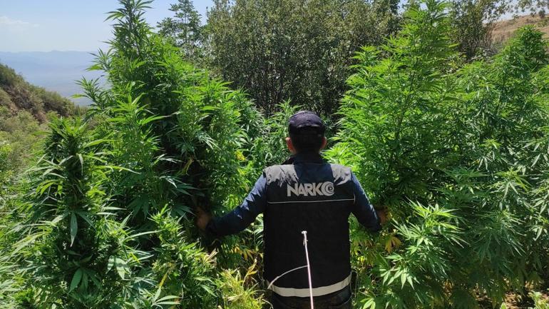 Polis dronu uyuşturucuya geçit vermiyor