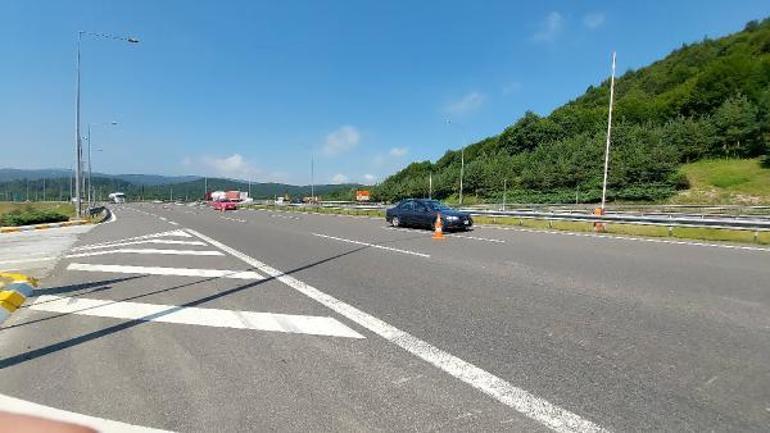 TEMin Bolu Dağı geçişinde yol çalışması başladı