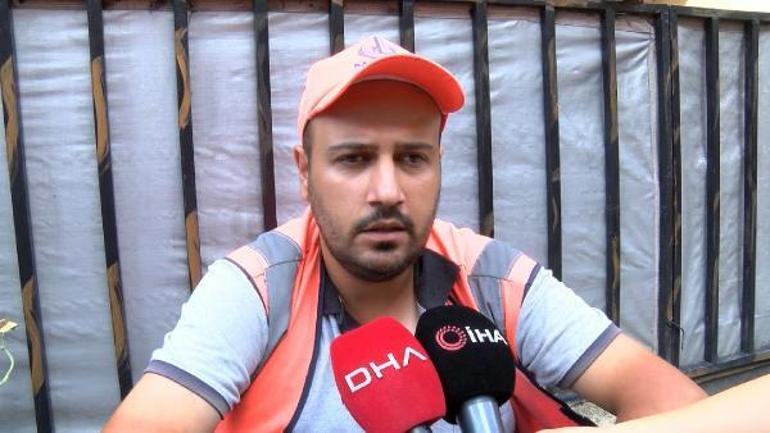 Bağcılarda tadilat yapılan balkonun çökme anı kamerada : 1 ölü