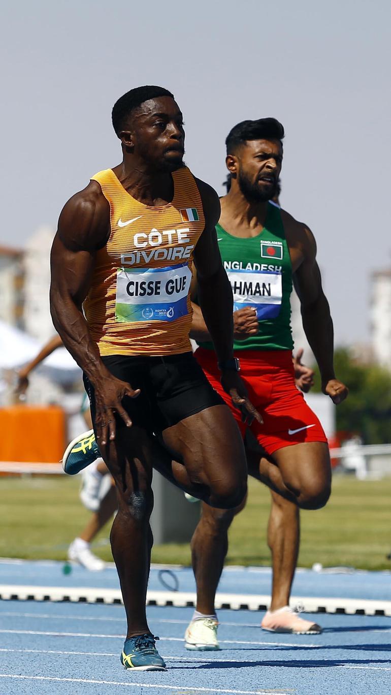Atletizmde 100 metrede İslami Dayanışma Oyunları rekoru