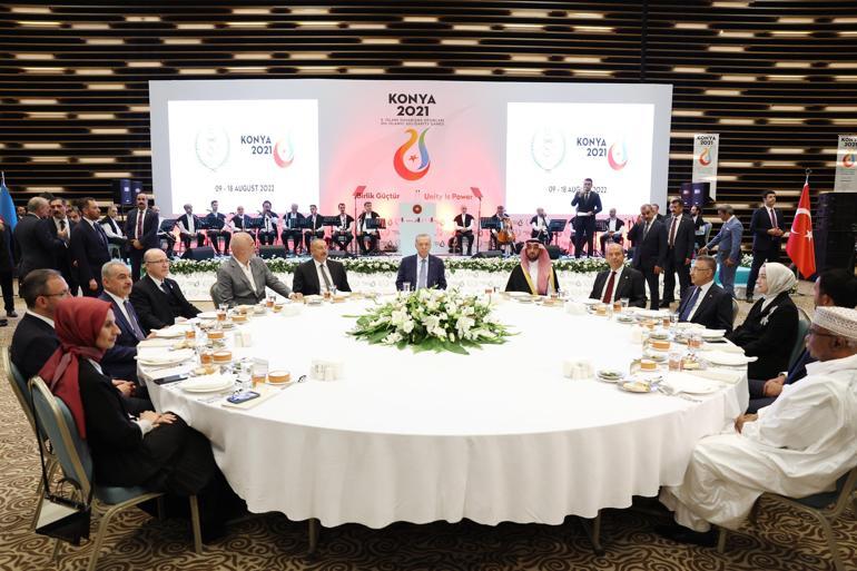 Cumhurbaşkanı Erdoğan, 5. İslami Dayanışma Oyunlarına katılan ülkelerin lideriyle buluştu