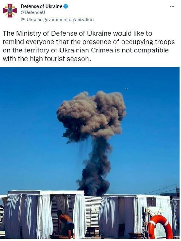 Ukrayna Savunma Bakanlığı: Kırım, turist sezonuna uygun değildir