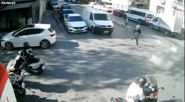 Bahçelievlerde caddeyi savaş alanına çeviren çatışma kamerada