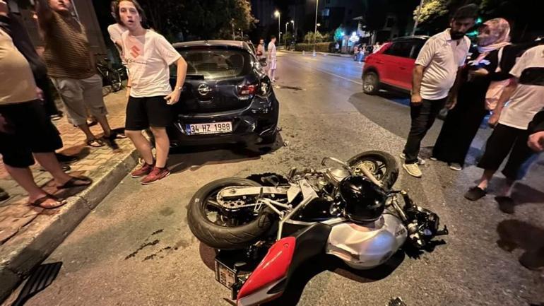 Büyükçekmecede motosiklet kazası: 1 ölü