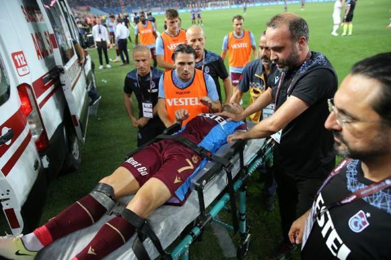 Trabzonsporun kanat oyuncusu Viscanın kolu kırıldı