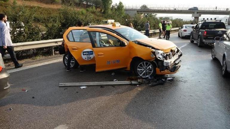 Bursada 15 aracın karıştığı kazada; 10 yaralı