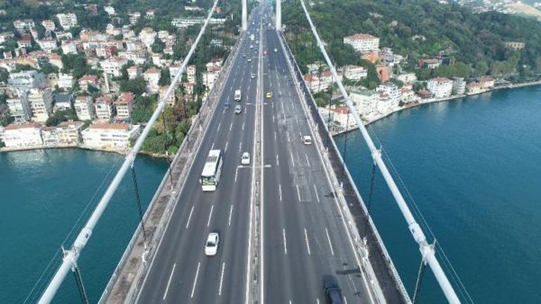Fatih Sultan Mehmet Köprüsü’ndeki asfalt bakım çalışması sona erdi