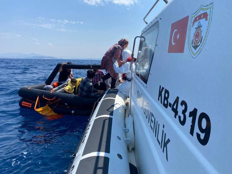 İzmirde 192 kaçak göçmen ile 5 organizatör yakalandı, 65 kaçak göçmen kurtarıldı
