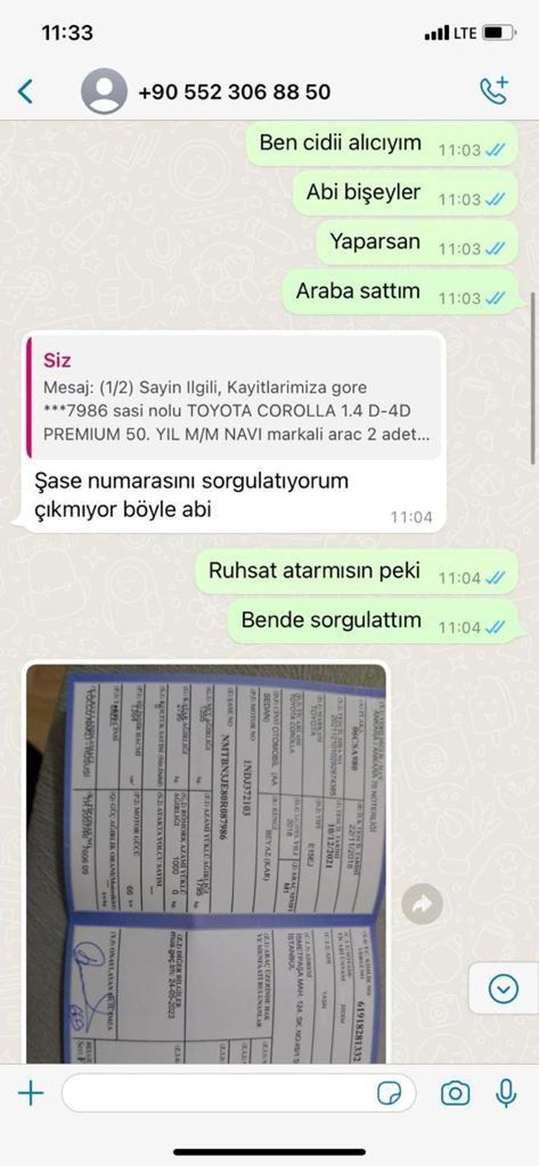 Sahte ilanla otomobilini satışa çıkardılar