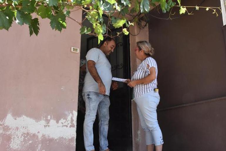 Doğançayın mobil muhtarı kapı kapı geziyor