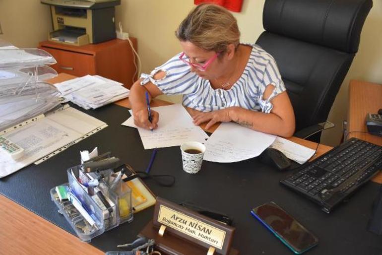 Doğançayın mobil muhtarı kapı kapı geziyor