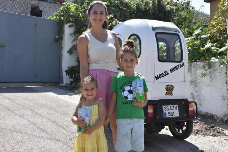 Doğançayın mobil muhtarı kapı kapı geziyor