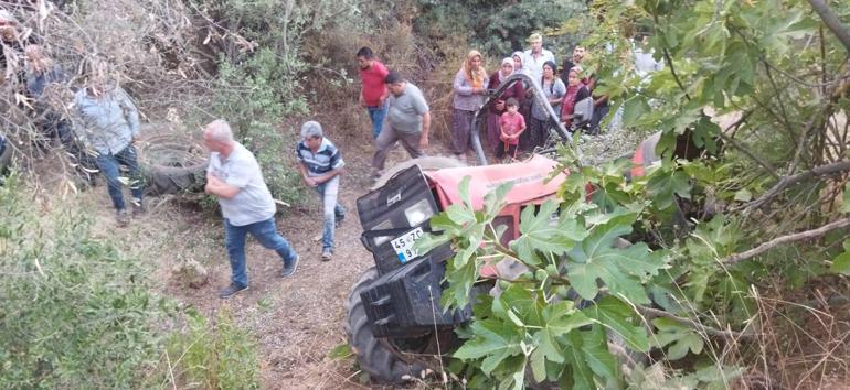 Babasından izinsiz kullandığı traktörle dereye yuvarlanan Güngör, yaşamını yitirdi