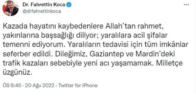 Mardinde katliam gibi kaza: 20 ölü, 26 yaralı