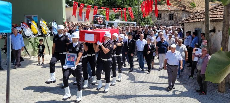 Mardindeki kazada şehit olan polis, Çanakkalede son yolculuğa uğurlandı