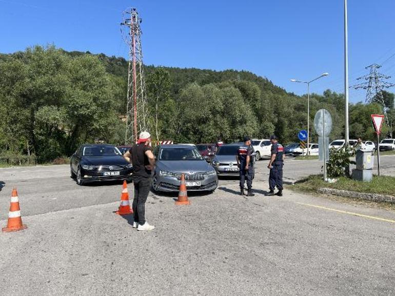 İnkum’da hafta sonu yoğunluğu; girişler kapatıldı