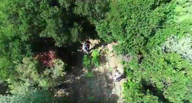 Dronlu uyuşturucu operasyonunda esrar ve Hint keneviri ele geçirildi