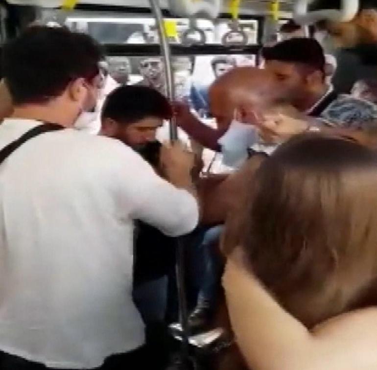 Metrobüste taciz iddiası ortalığı karıştırdı