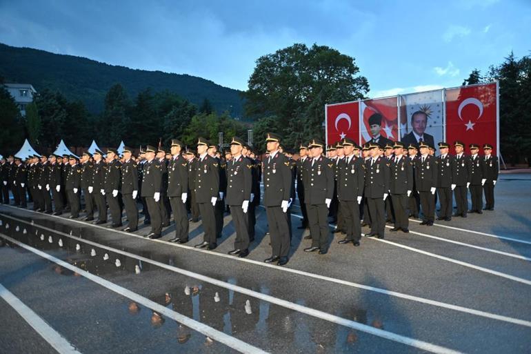 Bursada Jandarma ve Sahil Güvenlik Akademisi mezuniyet töreni