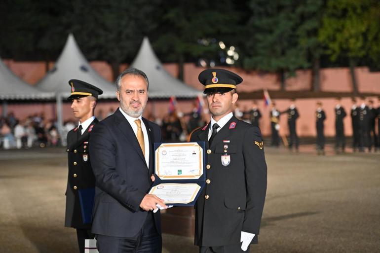Bursada Jandarma ve Sahil Güvenlik Akademisi mezuniyet töreni