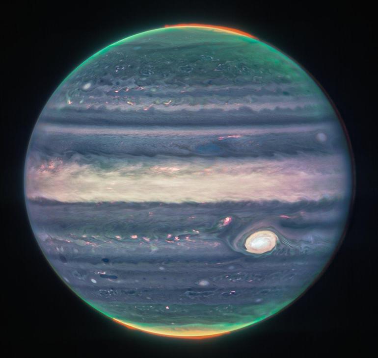 Webb Teleskopu Jüpiter’i görüntüledi