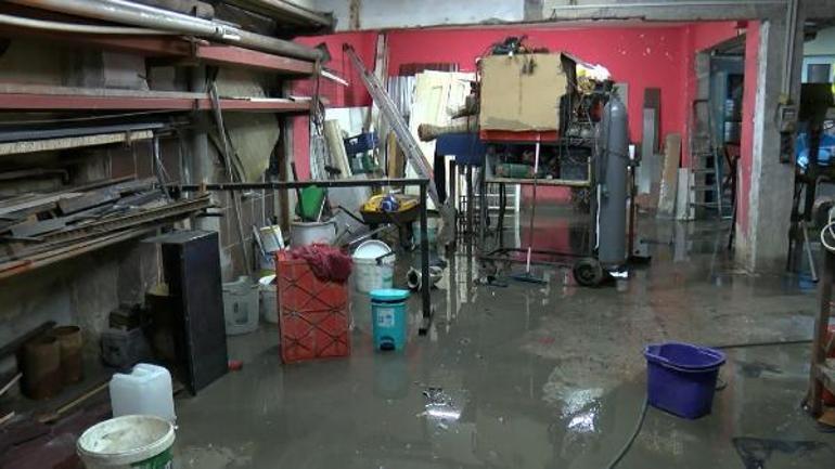 Esenyurtta yine su baskınları