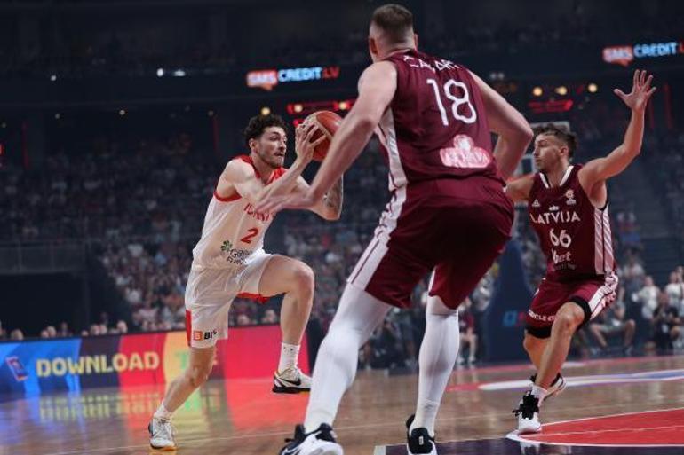 A Milli Erkek Basketbol Takımı, Letonyaya mağlup oldu