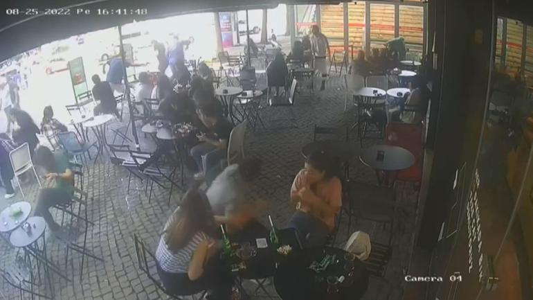 Beşiktaş tribün liderlerinden Seyit Subaşının öldürüldüğü saldırı kamerada